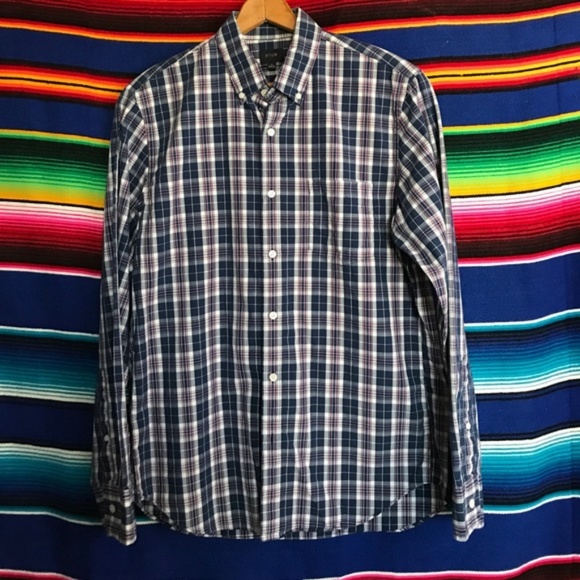 J Crew Button Down Plaid Men’s - Picture 4 of 8